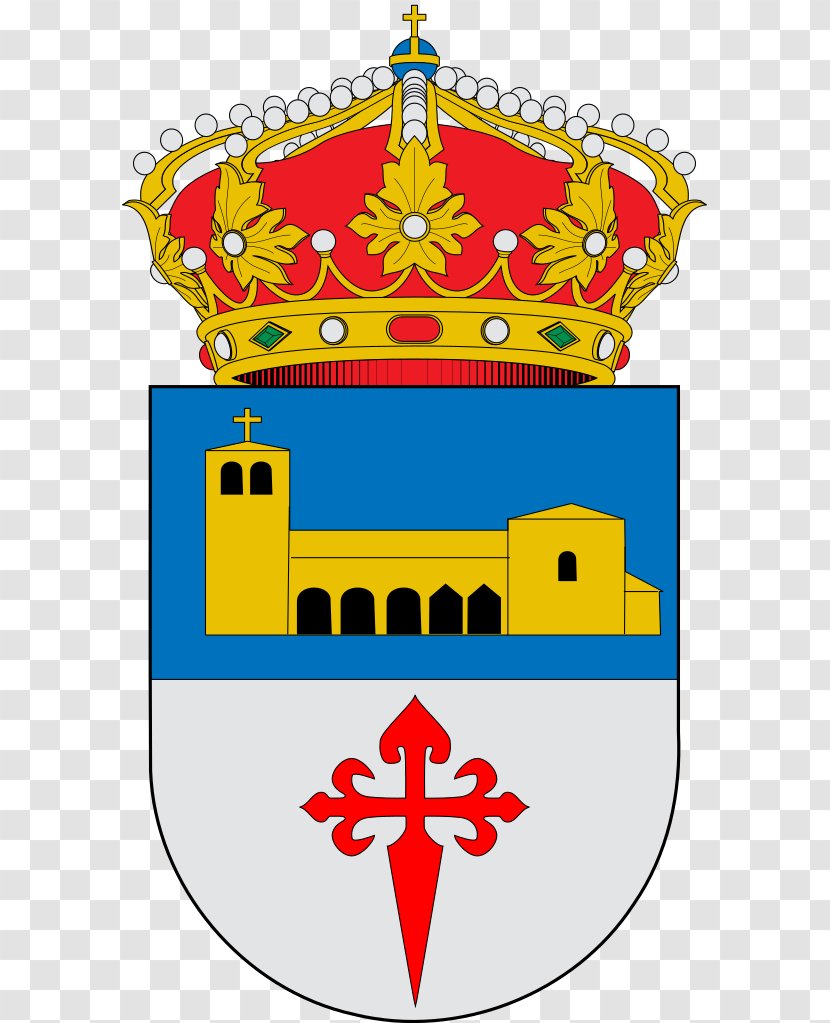 Escutcheon Villa De Ves Coat Of Arms Heraldry Escudo Angostura - Or - Argent Transparent PNG