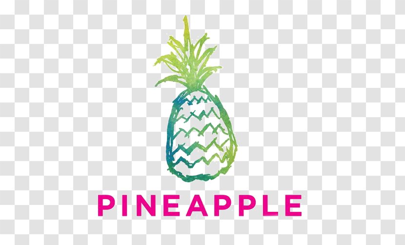 Big Pineapple Logo Illustration - Hand-painted Transparent PNG