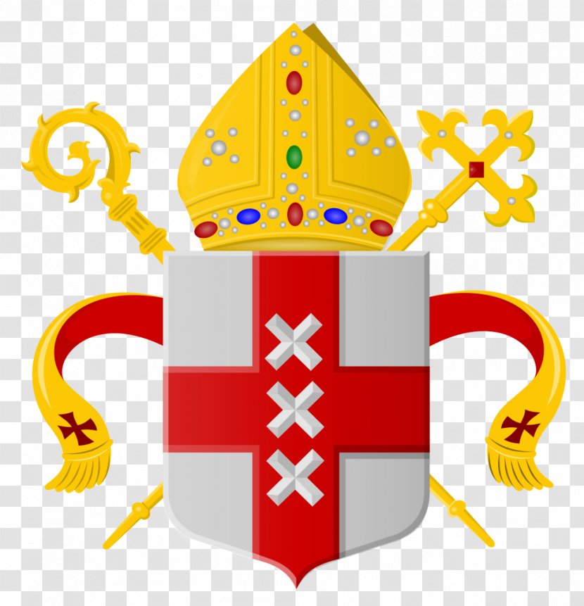 Roman Catholic Diocese Of Haarlem-Amsterdam Archdiocese Utrecht Rotterdam Groningen-Leeuwarden Roermond - Groningenleeuwarden - Coat Arms Transparent PNG