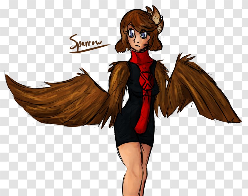 Legendary Creature Fairy Cartoon Long Hair - Supernatural - Sparrow Transparent PNG