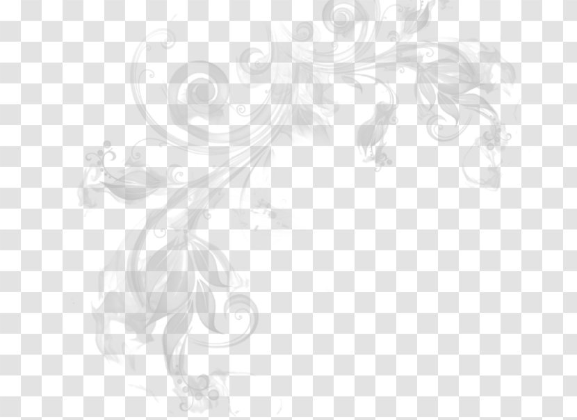 Floral Design Visual Arts - Monochrome Transparent PNG