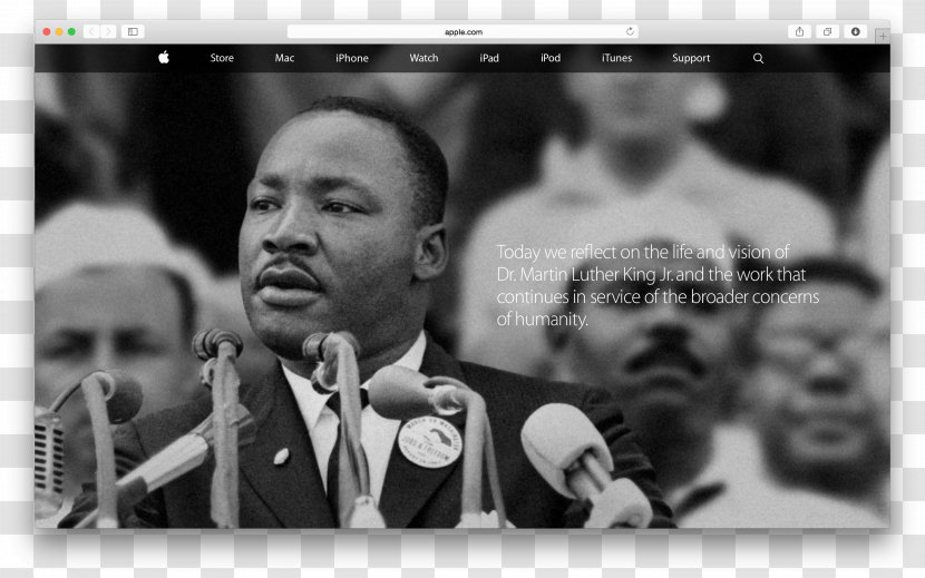 Martin Luther King Jr. African-American Civil Rights Movement March On Washington For Jobs And Freedom United States Strength To Love - Monochrome Transparent PNG