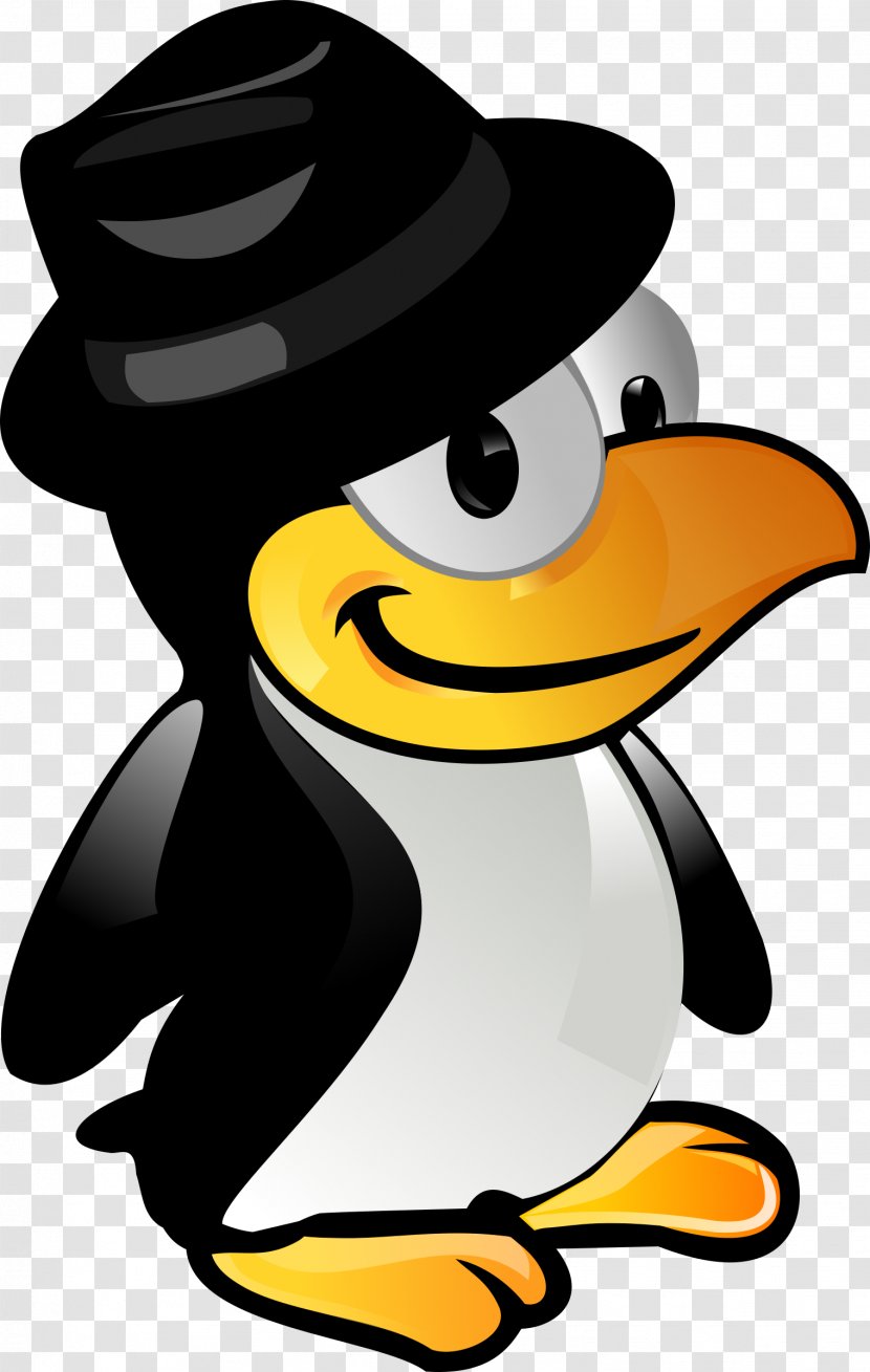 Black Hat Tuxedo Clip Art - Penguin Transparent PNG