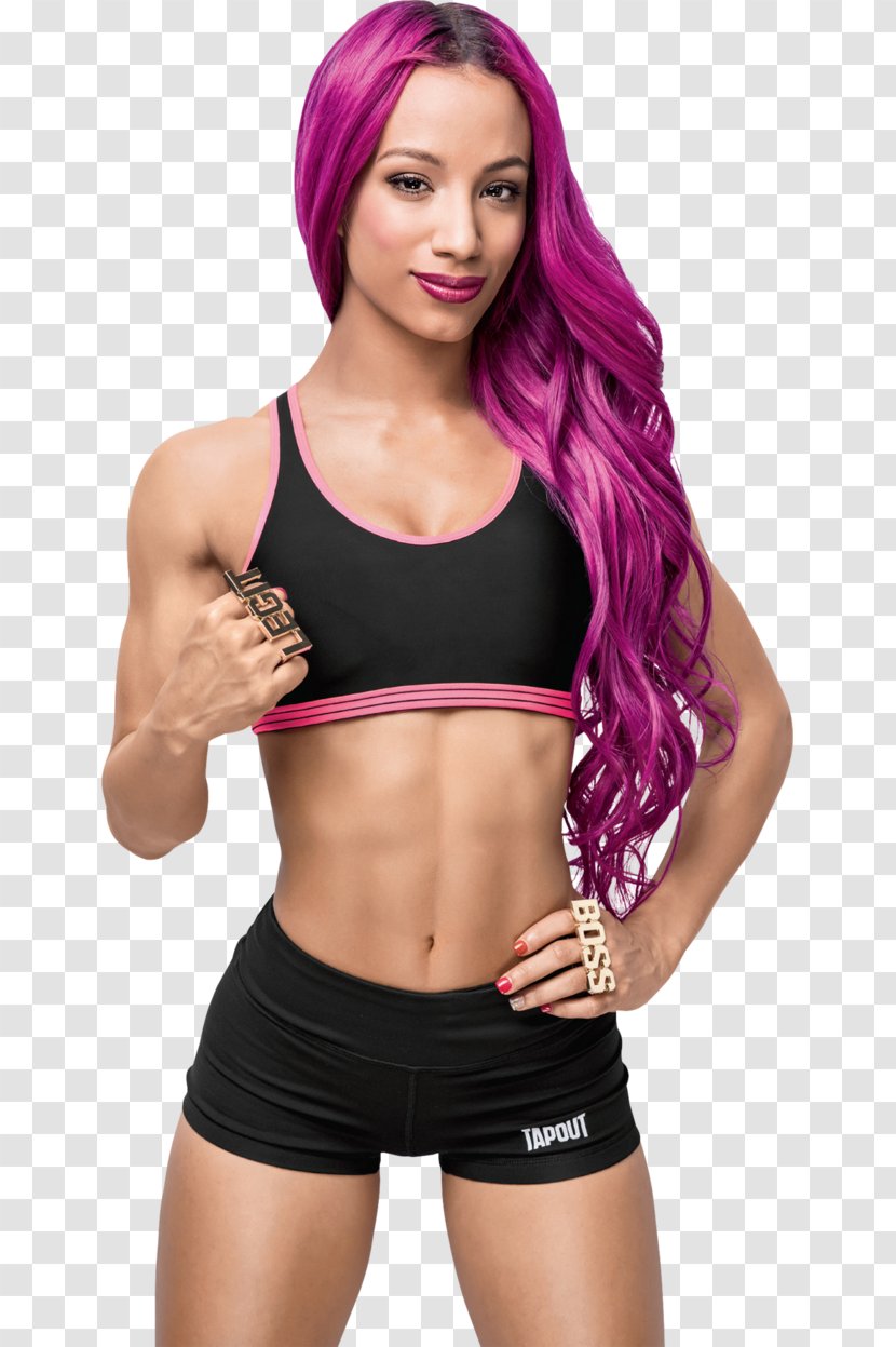 Sasha Banks SummerSlam (2016) Muscle & Fitness Physical Exercise - Silhouette Transparent PNG