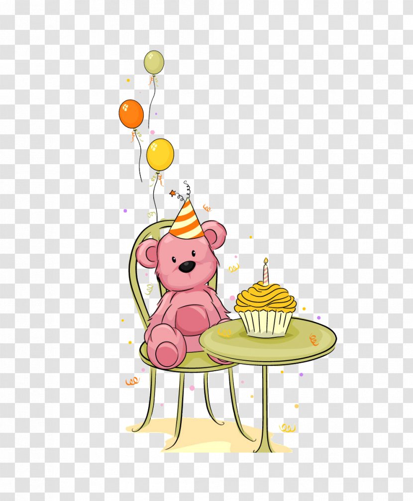 Birthday Happiness Wish Greeting Friendship - Tree - Bear Transparent PNG