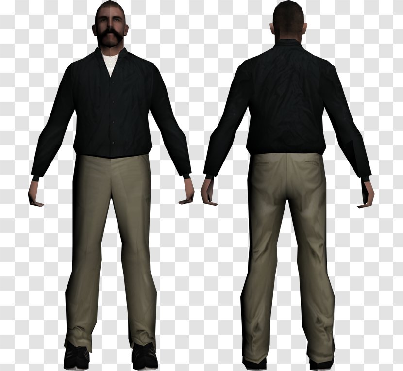 Grand Theft Auto: San Andreas Modifications Las Venturas Outerwear - Suit - Vato Loco Tattoo Transparent PNG