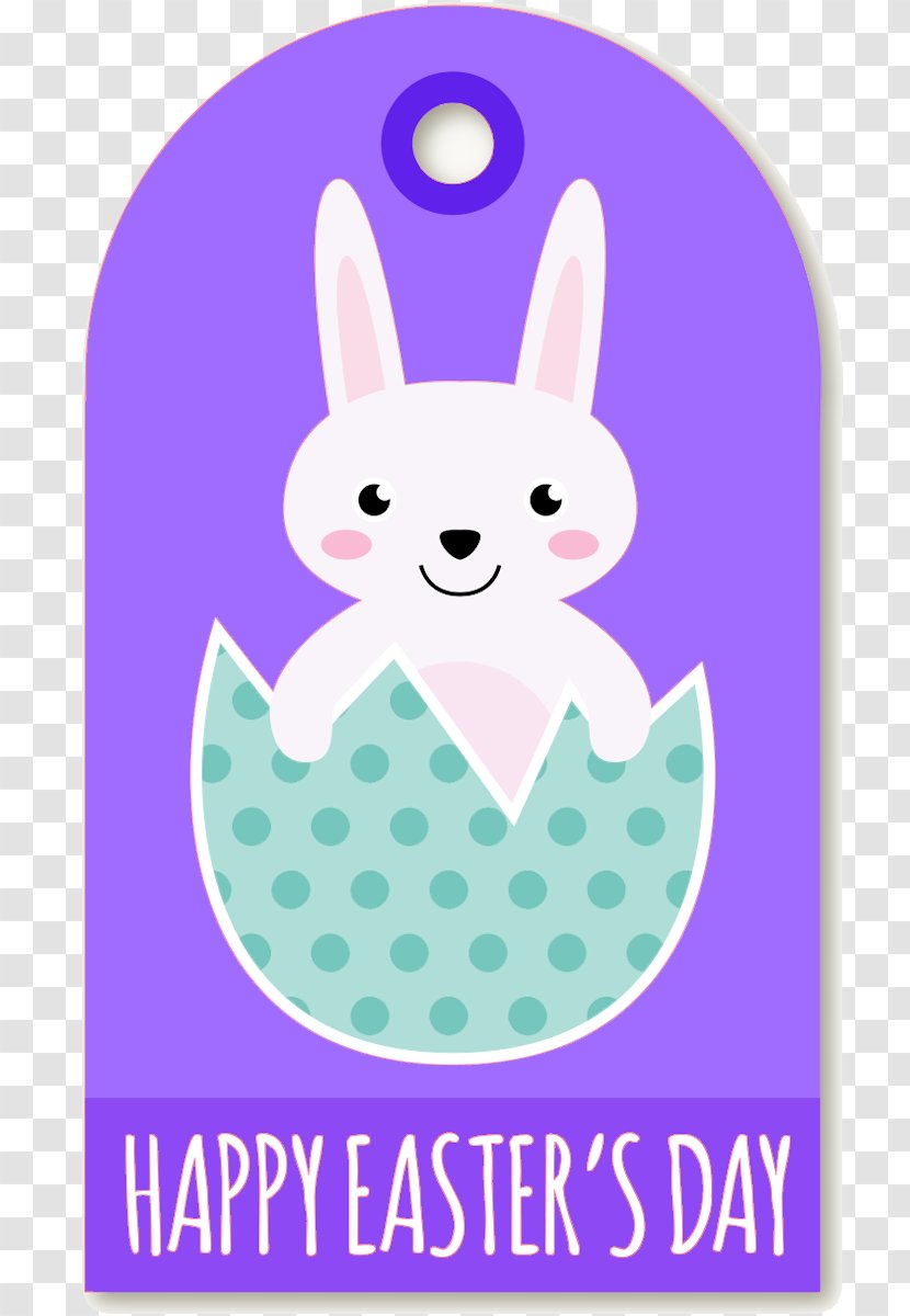 Easter Bunny White Rabbit European Leporids - Cute Billboard Transparent PNG