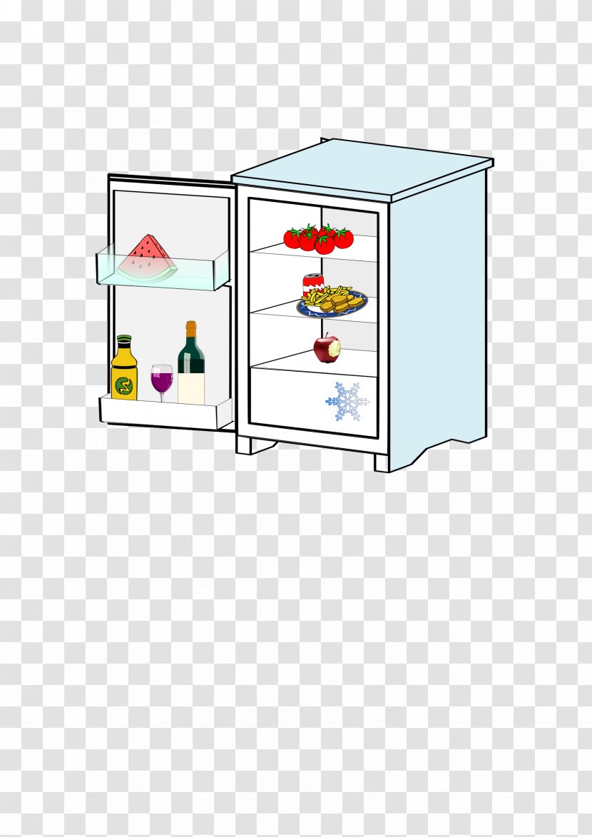 Refrigerator Magnets Freezers Clip Art - Furniture - Fridge Transparent PNG