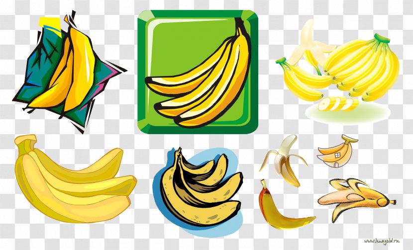 Banana Food Fruit Clip Art - Yellow Transparent PNG