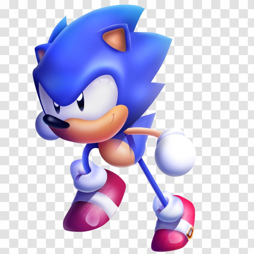 Sonic The Hedgehog Rendering Blender Figurine Clip Art - Cartoon Transparent PNG