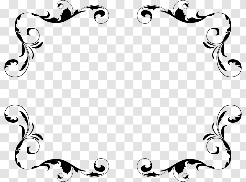 Stencil Designs Ornament Clip Art - Monochrome Photography - Design Transparent PNG