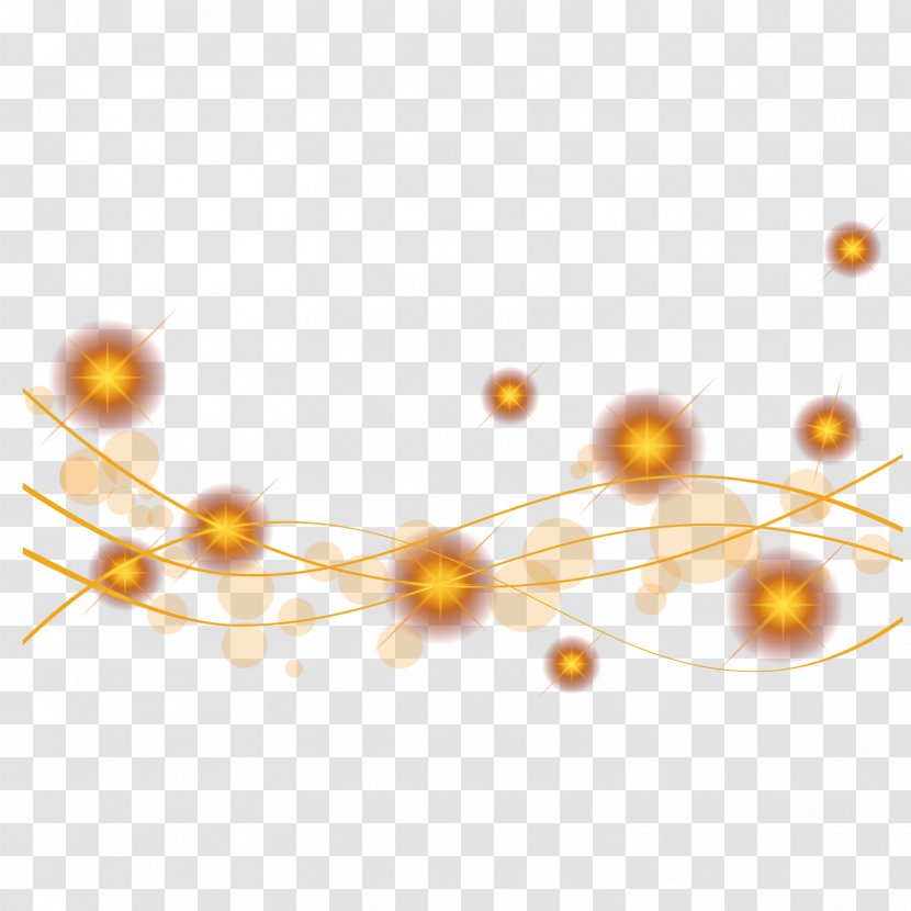 Line Point Angle Yellow Pattern - The Sparkling Stars Transparent PNG