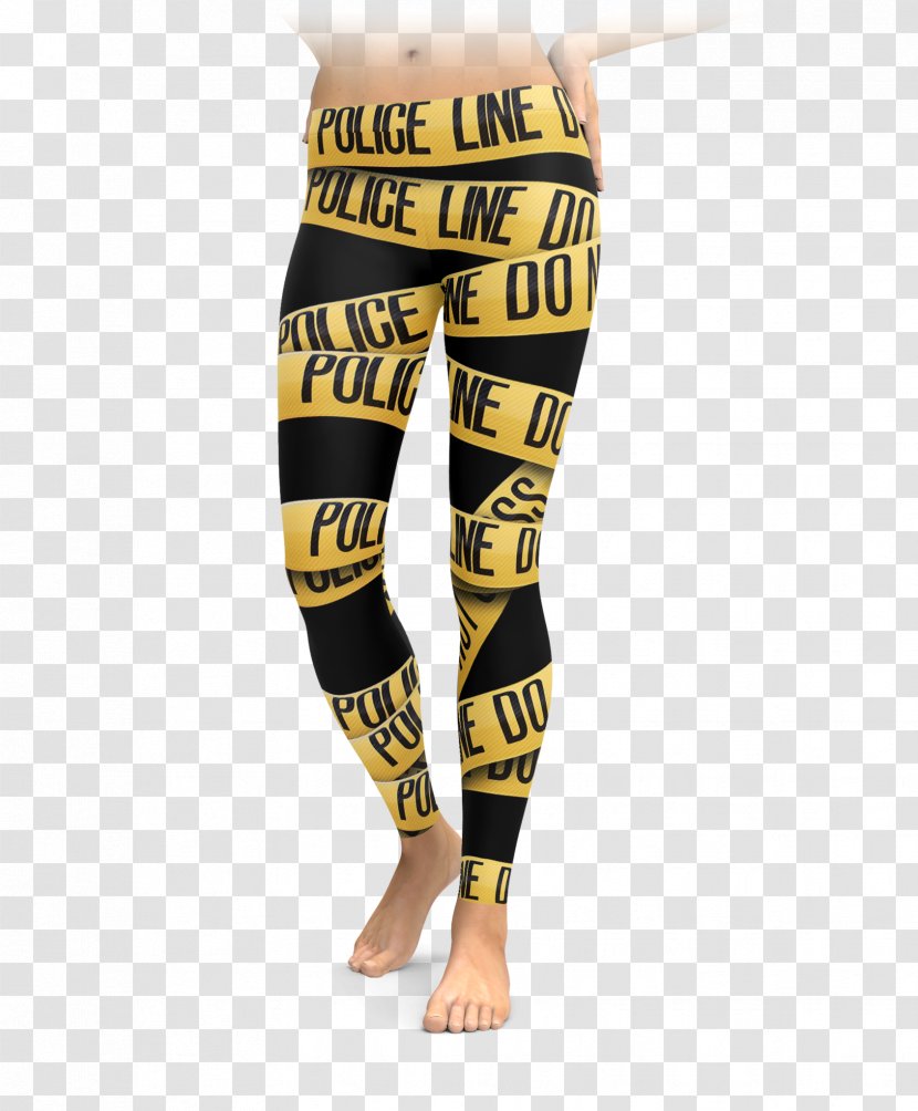 Leggings Tights Joint - Police Line Transparent PNG