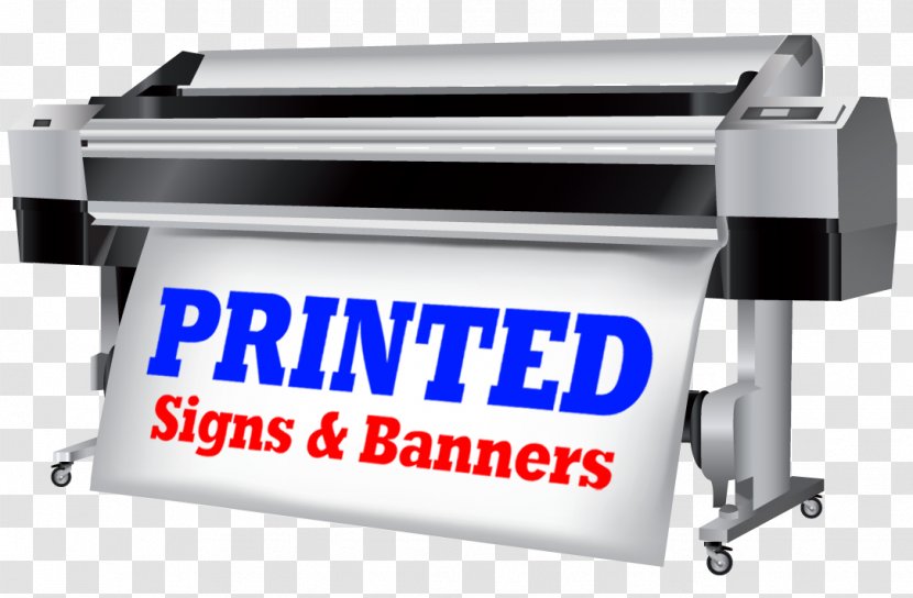 Paper Vinyl Banners Printing Wide-format Printer - Press - Banner Signage Transparent PNG