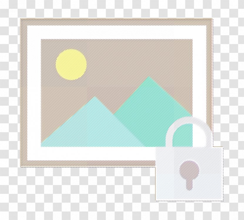 Photo Icon Image Interaction Assets - Teal Turquoise Transparent PNG