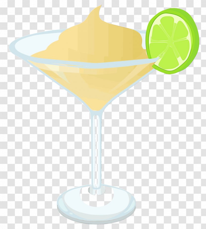 Lemon - Martini Glass - Liqueur Tableware Transparent PNG