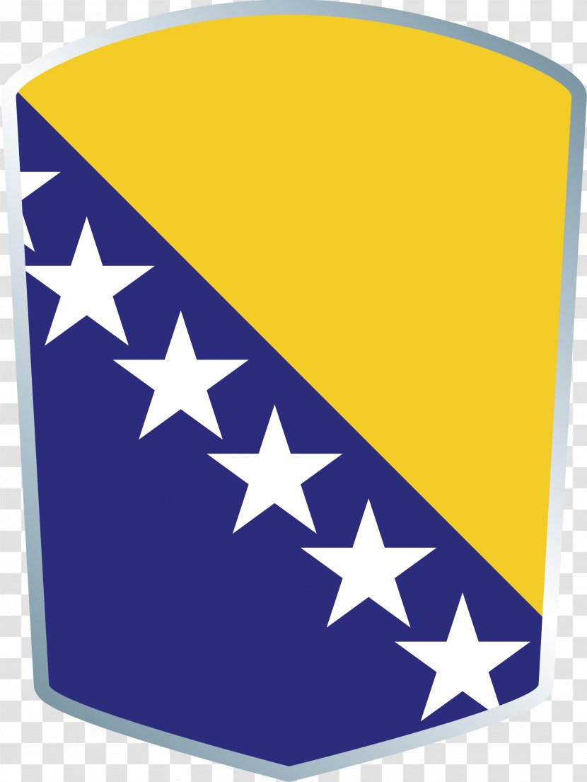 Flag Of Bosnia And Herzegovina Stock Photography National - Russia Transparent PNG