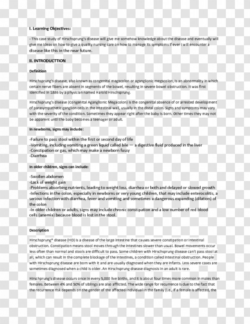 Document Template Curriculum Vitae Information Student - Congenital Transparent PNG