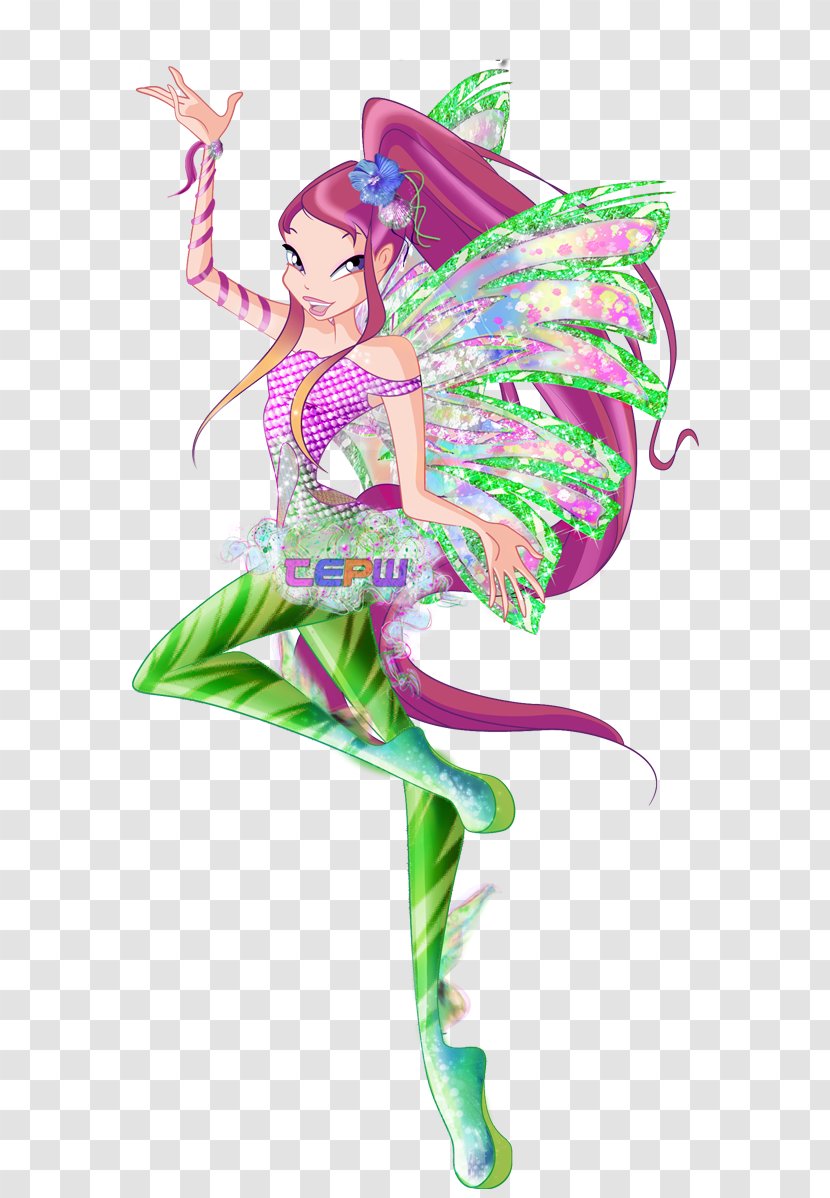 Roxy Tecna Winx Club - Season 5 Sirenix FloraRoxy Logo Transparent PNG