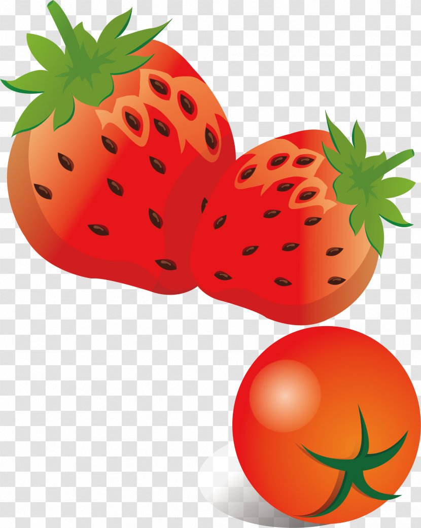 Strawberry Aedmaasikas - Vector Element Transparent PNG