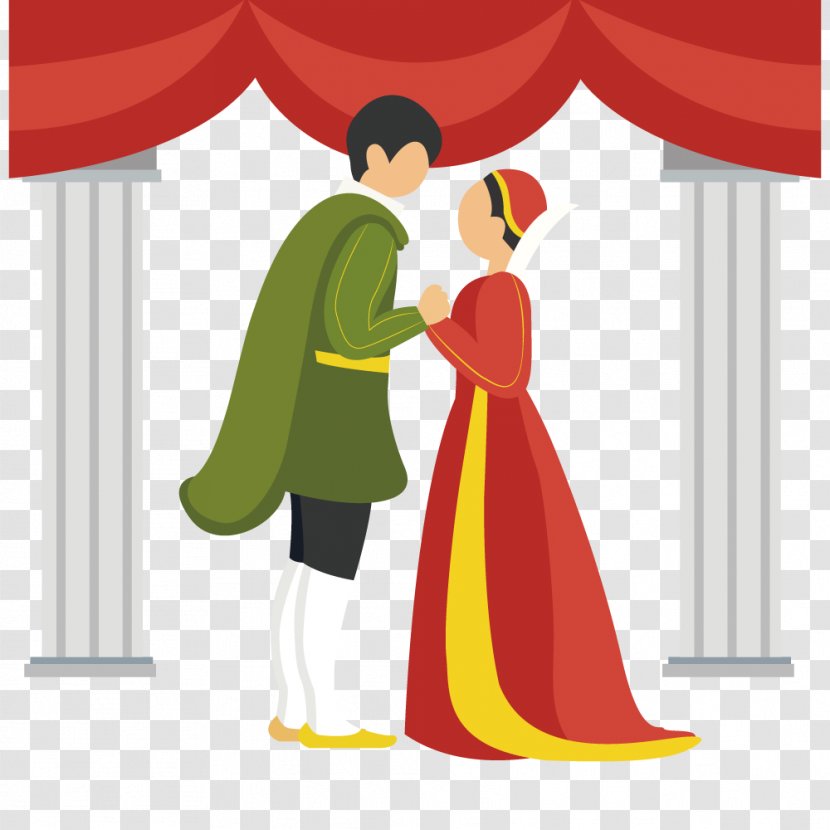 Illustration - Stage - Prince And Princess Of Love Transparent PNG