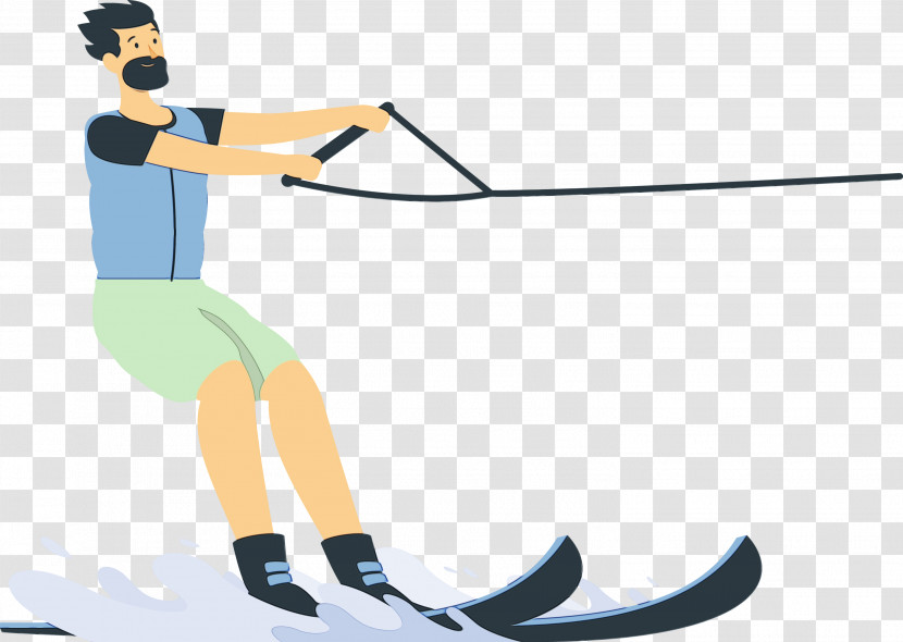 Ski Pole Angle Line Skiing Shoe Transparent PNG