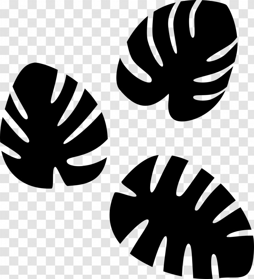 Leaf Clip Art Product Design - Hm - Blackandwhite Transparent PNG