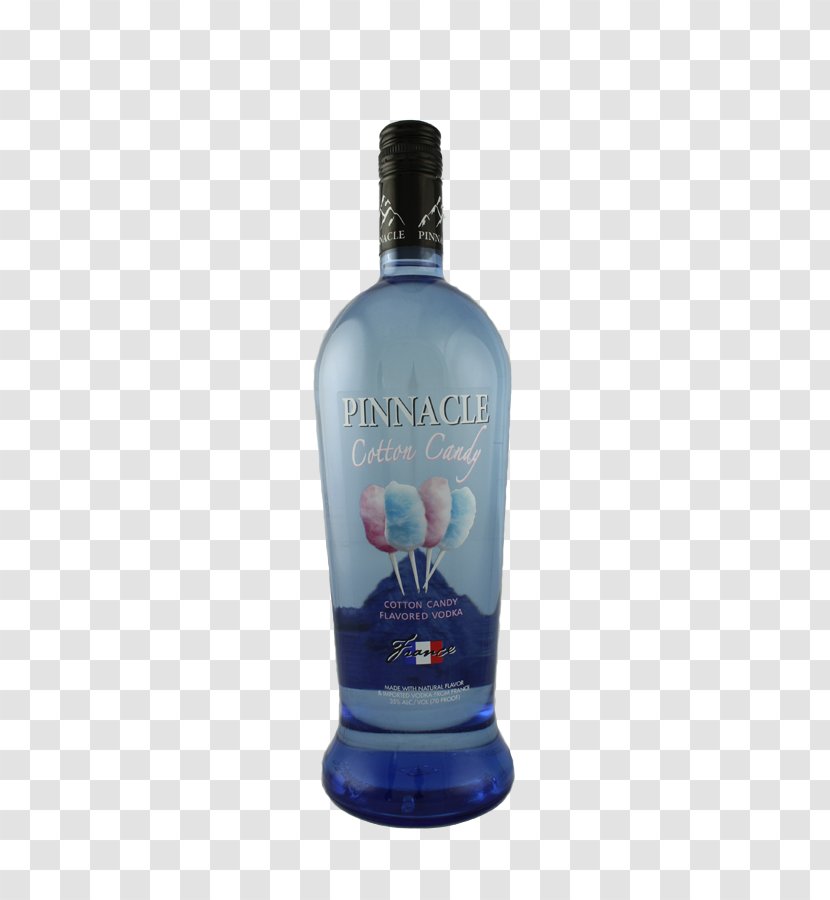 Liqueur Glass Bottle Vodka - Cotton Candy Cart Transparent PNG