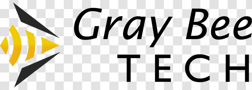 Gray Bee Tech Logo Brand Transparent PNG