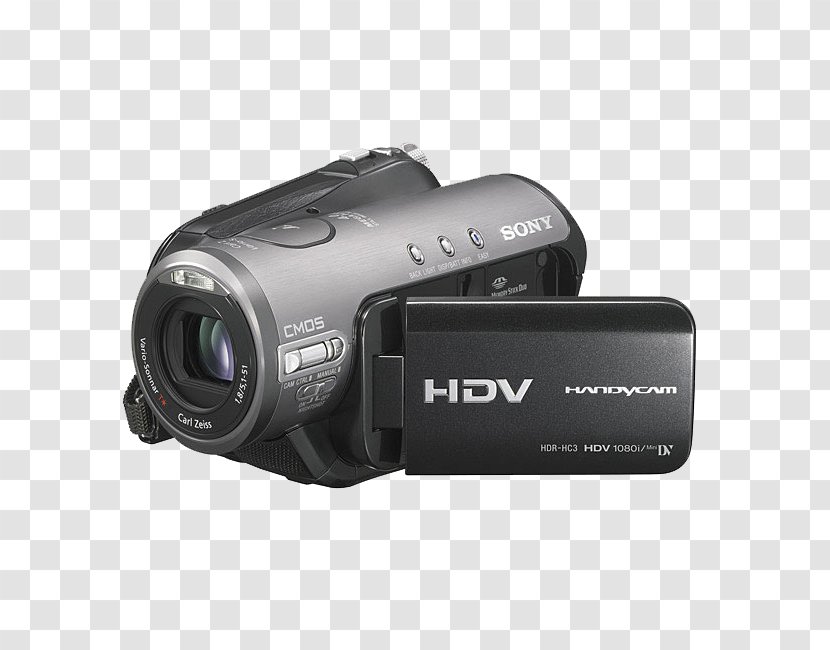 Video Cameras Sony Handycam HDR-HC3 DV - Electronics - Camera Transparent PNG