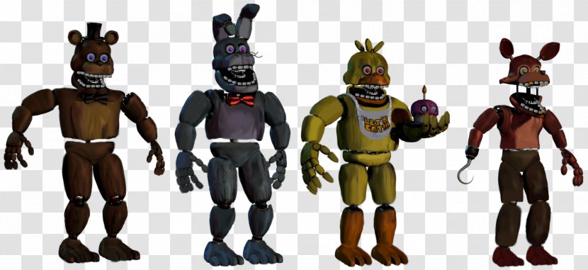Five Nights At Freddy's 4 3 2 Freddy's: Sister Location - Animatronics - Tennessee Titans Transparent PNG