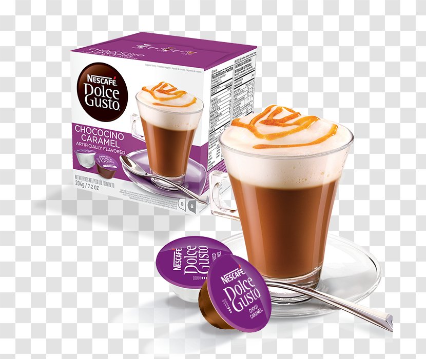 Dolce Gusto Espresso Coffee Cappuccino Nestlé - Latte Macchiato Transparent PNG
