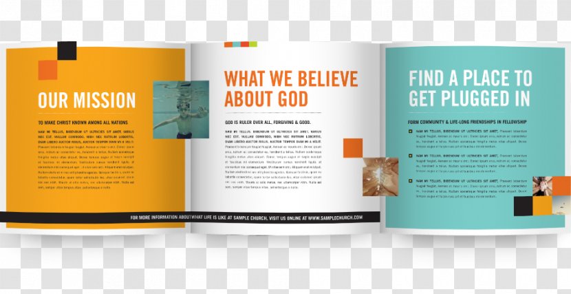 Brochures 3: An International Compilation Of Brochure Design Christian Church Pamphlet - Flyer - Material Transparent PNG