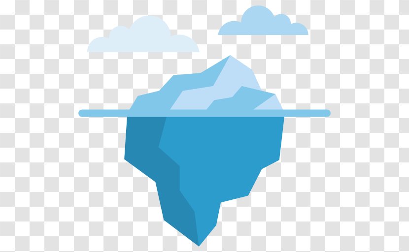 Iceberg Icon Free - Blue - Gratis Transparent PNG