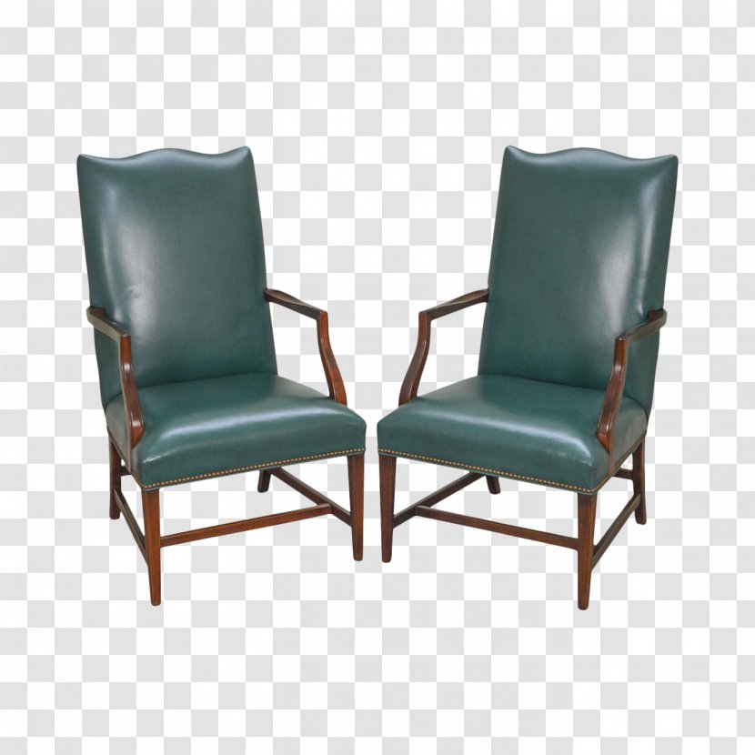 Chair Antique Furniture Mahogany - Club Leather Transparent PNG