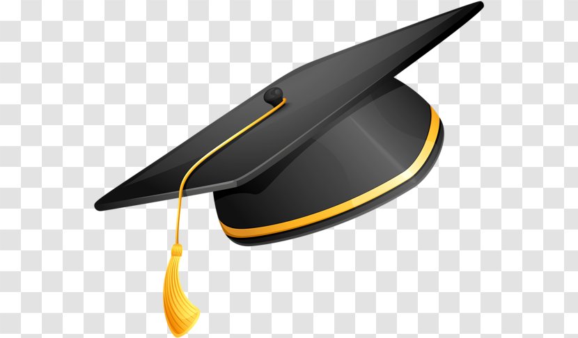 Background Graduation - Cap - Headgear Yellow Transparent PNG