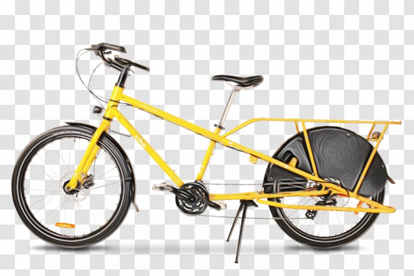 Background Yellow Frame - Bicycle Fork - Metal Groupset Transparent PNG
