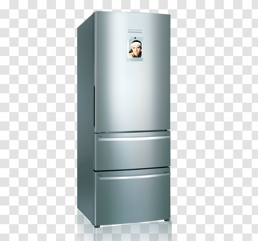 Refrigerator - Major Appliance - Three-door Transparent PNG