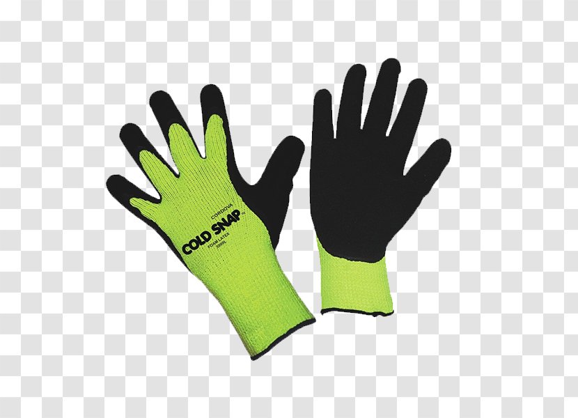 Glove High-visibility Clothing Foam Latex Jacket - Textile Transparent PNG