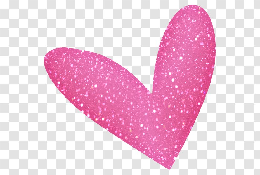 Glitter Heart Pink Clip Art - Sparkle Cliparts Transparent PNG