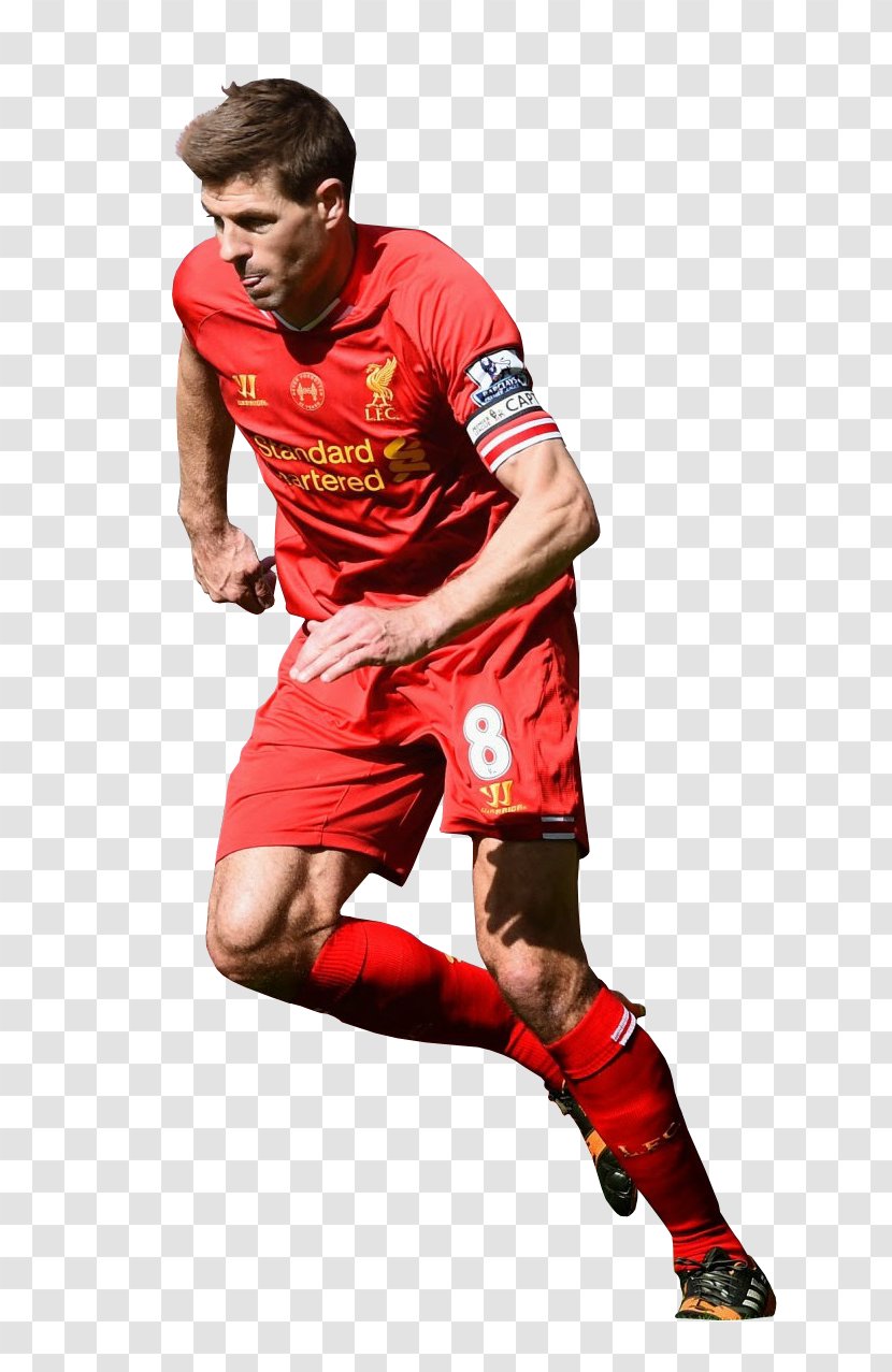Team Sport T-shirt Football Player - Steven Gerrard Transparent PNG