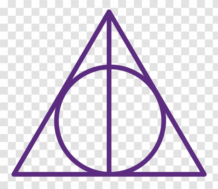 Harry Potter And The Deathly Hallows Kitu Symbol Decal - Symbols Of Death Transparent PNG
