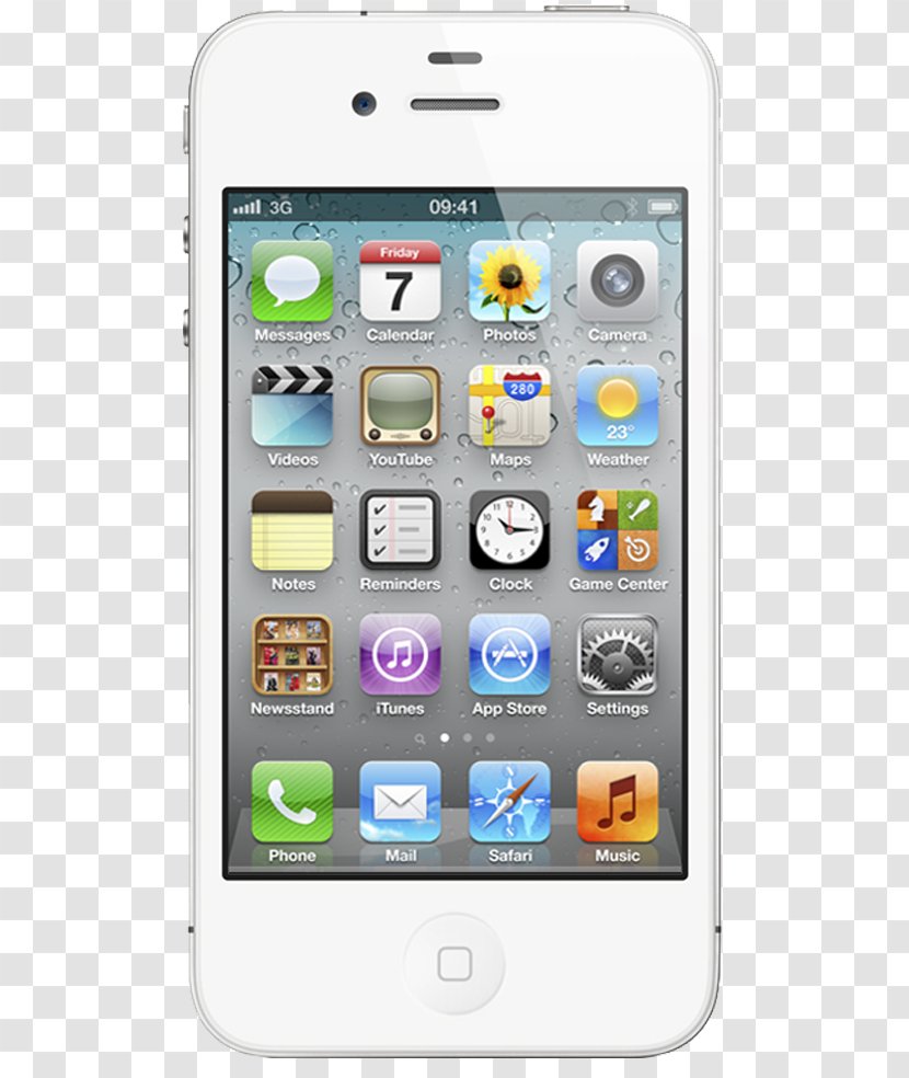 IPhone 4S Apple GSM Smartphone - Communication Device Transparent PNG