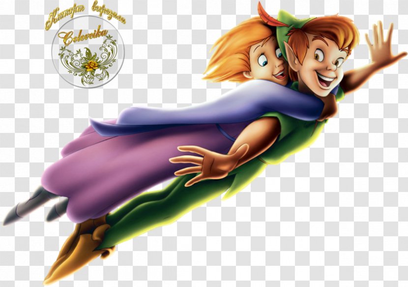 Wendy Darling Peter Pan Captain Hook Neverland The Walt Disney Company - Fairy Transparent PNG