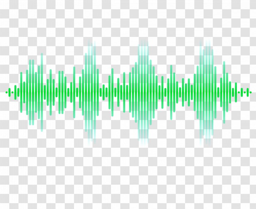 Sound Pixel Wave - Vector - Green Curve Picture Transparent PNG