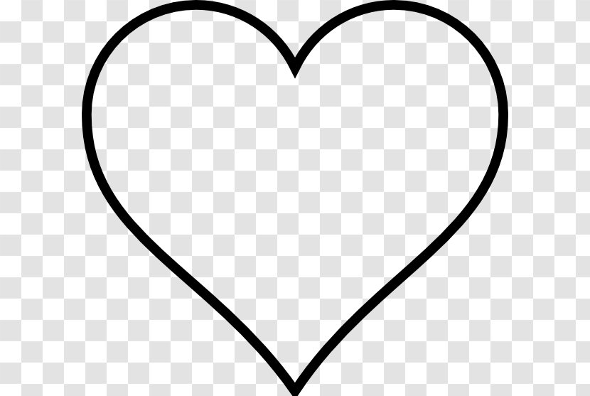 Heart Outline Drawing Valentine's Day Clip Art - Tree - Line Transparent PNG
