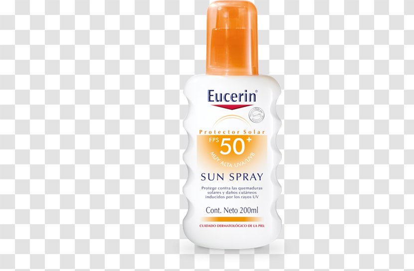 Sunscreen Lotion Factor De Protección Solar Eucerin Cream - Milliliter - Sun Protection Transparent PNG