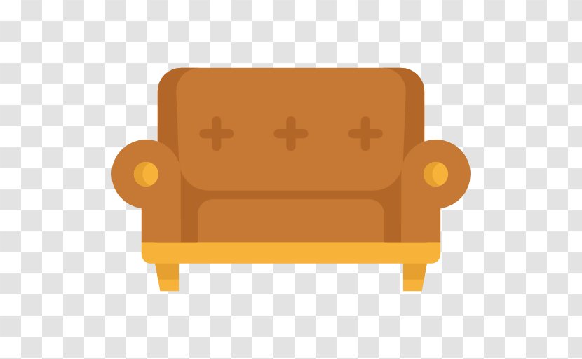 Furniture Couch Chair - Yellow - Sofa Vector Transparent PNG