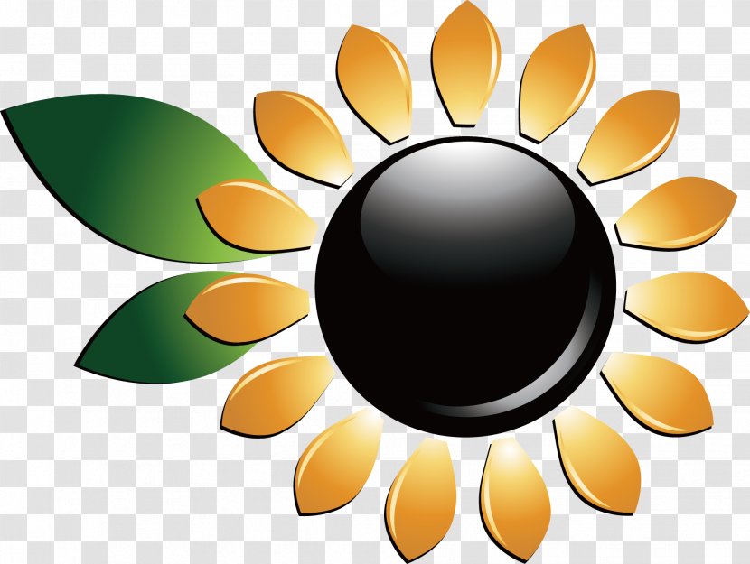 Adobe Illustrator Flower Clip Art - Sunflower Vector Transparent PNG