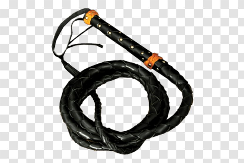 Bullwhip Leather Cat O' Nine Tails Catwoman - Stockwhip Transparent PNG